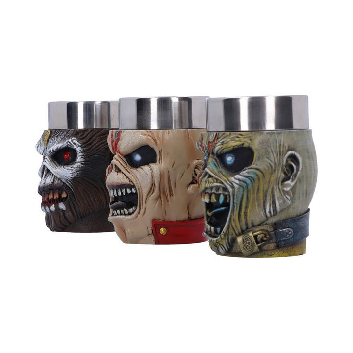 Officially Licensed Iron Maiden Eddie Shot Glass Set 9cm B6341X3