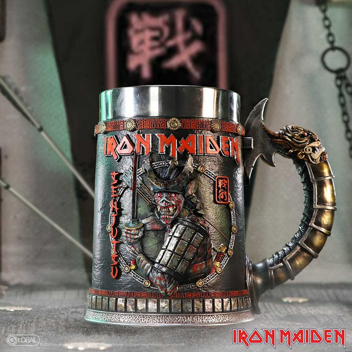 Officially Licensed Iron Maiden Senjutsu Tankard 15.5cm B6342X3