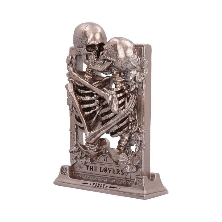 The Lovers Bronze Gothic Skeleton Ornament 20.5cm B6355X3