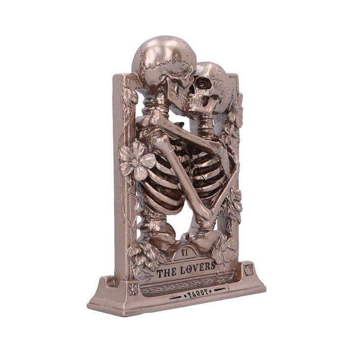 The Lovers Bronze Gothic Skeleton Ornament 20.5cm B6355X3