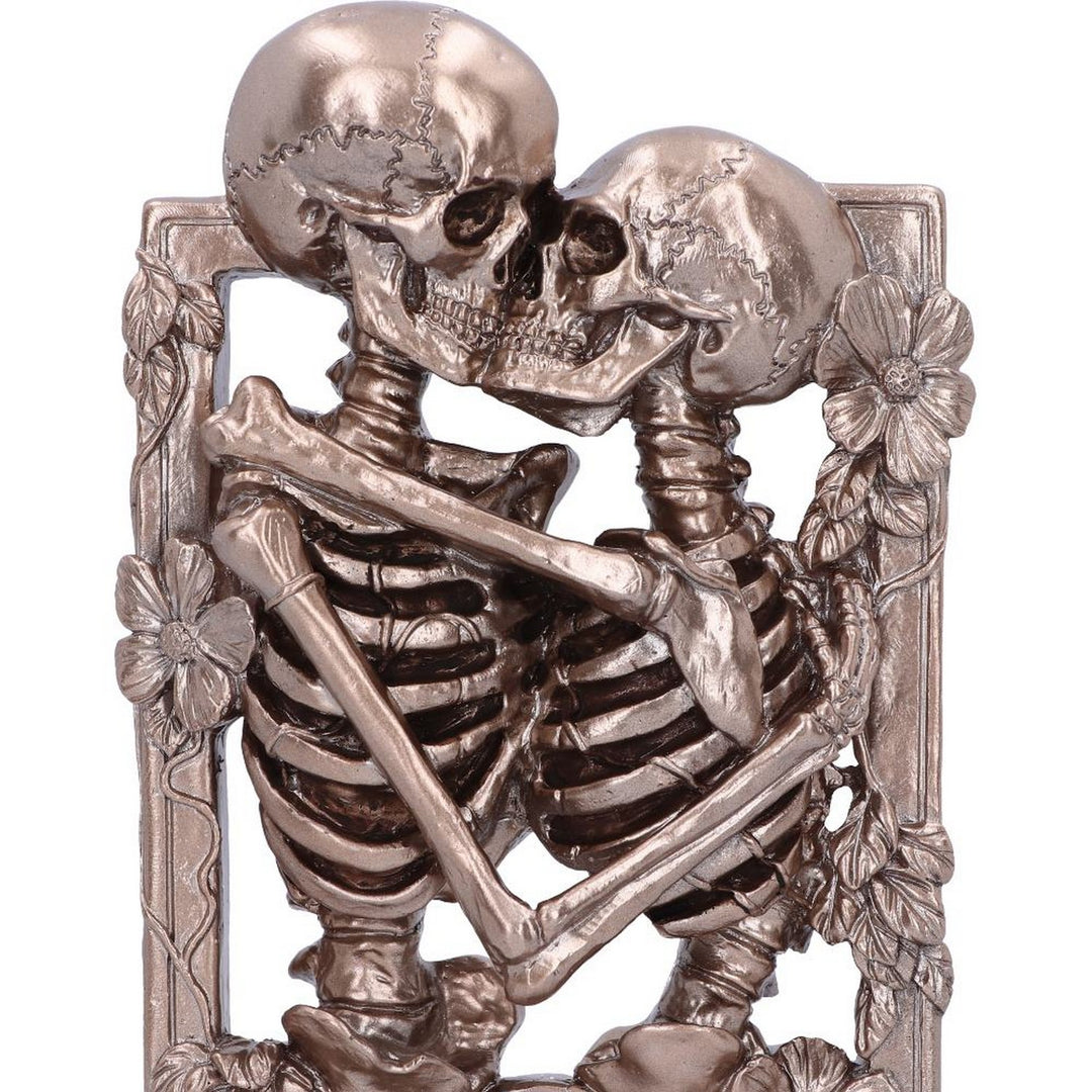 The Lovers Bronze Gothic Skeleton Ornament 20.5cm B6355X3