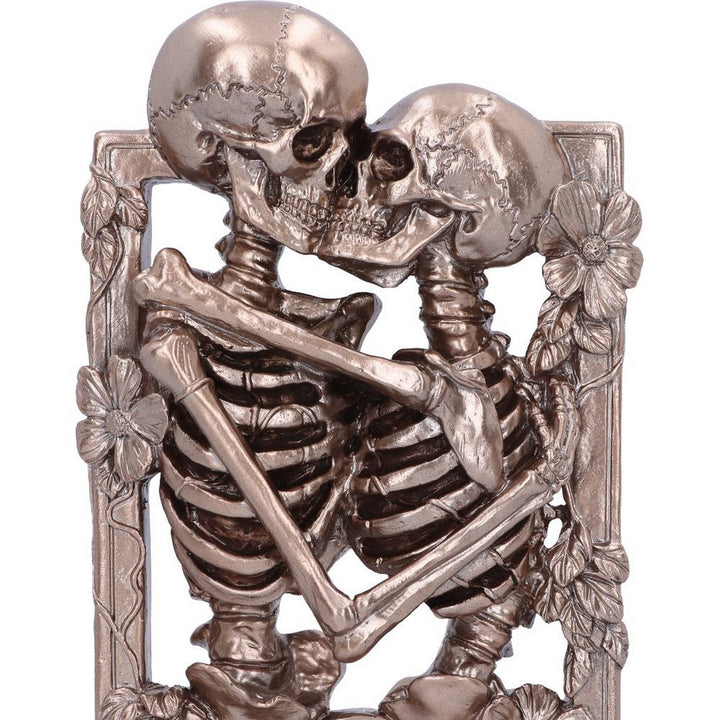 The Lovers Bronze Gothic Skeleton Ornament 20.5cm B6355X3