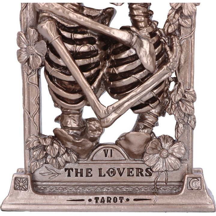 The Lovers Bronze Gothic Skeleton Ornament 20.5cm B6355X3