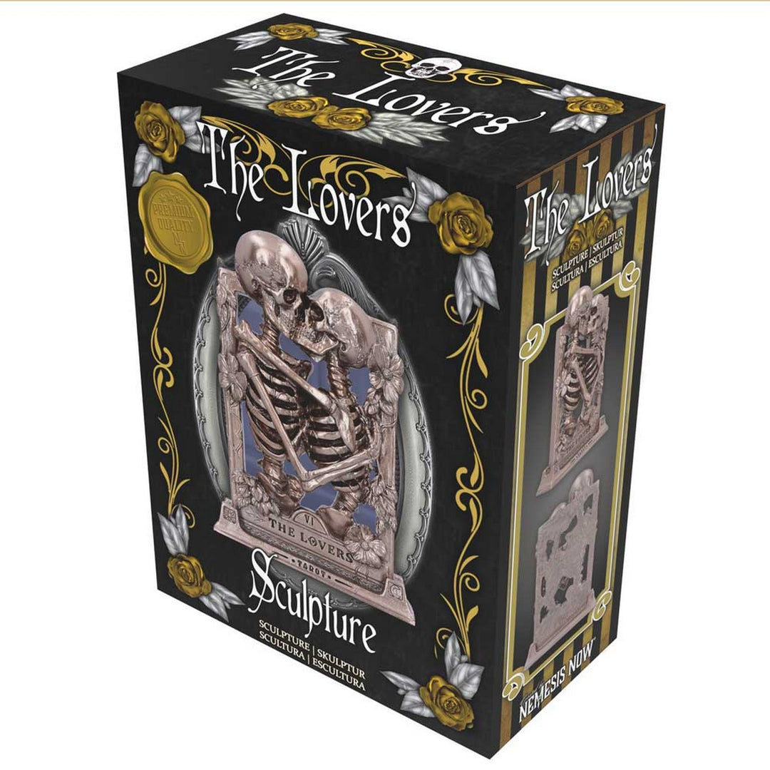 The Lovers Bronze Gothic Skeleton Ornament 20.5cm B6355X3