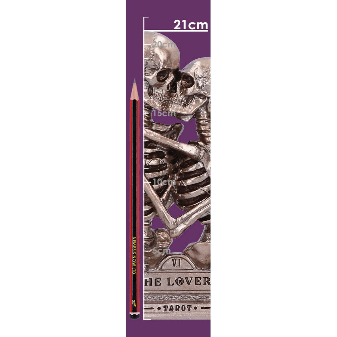 The Lovers Bronze Gothic Skeleton Ornament 20.5cm B6355X3