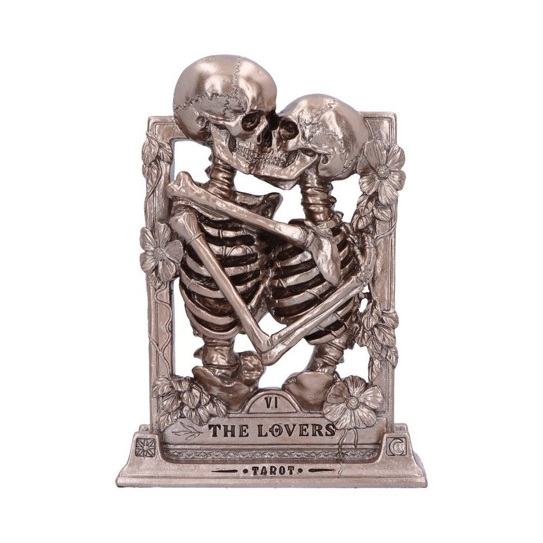 The Lovers Bronze Gothic Skeleton Ornament 20.5cm B6355X3