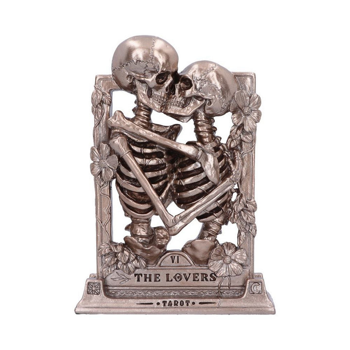 The Lovers Bronze Gothic Skeleton Ornament 20.5cm B6355X3