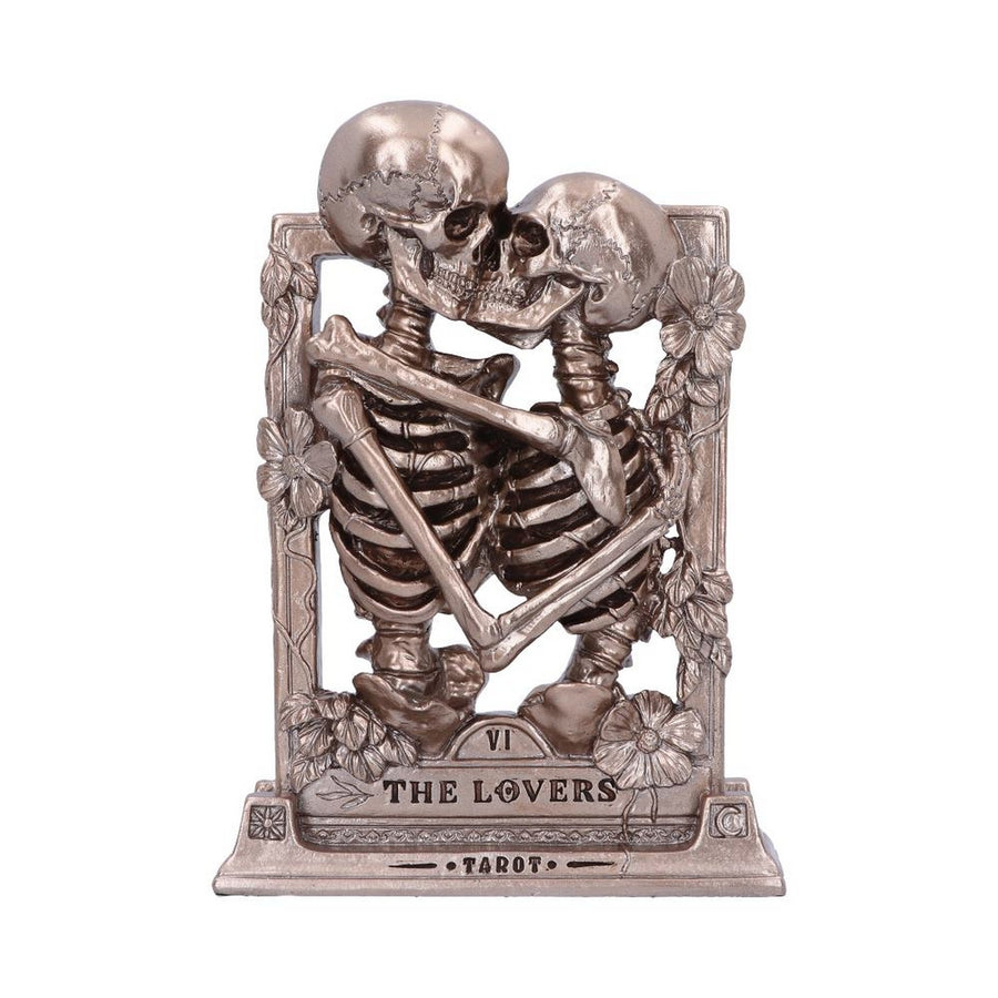The Lovers Bronze Gothic Skeleton Ornament 20.5cm B6355X3
