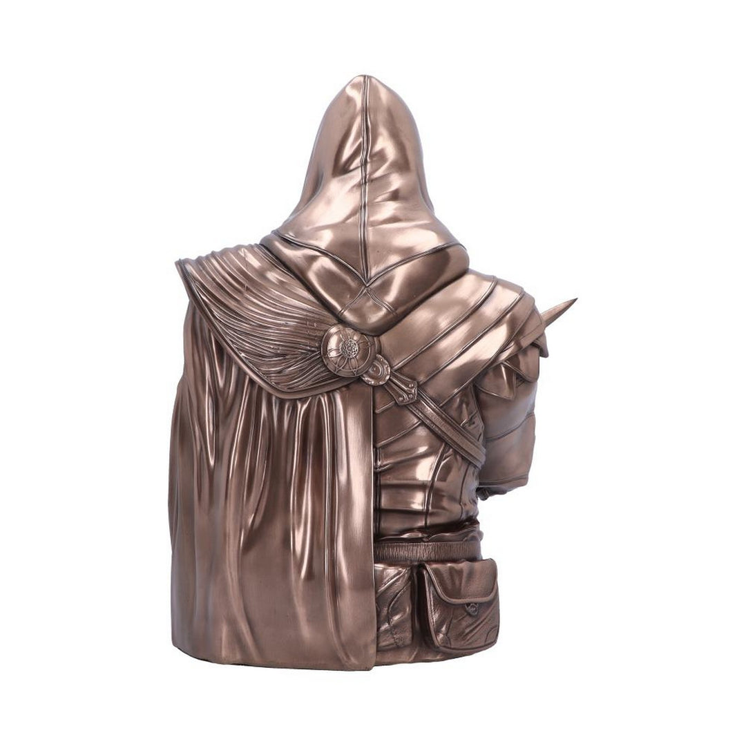 Officially Licensed Assassin's Creed Ezio Bust Box Bronze 30cm B6358X3