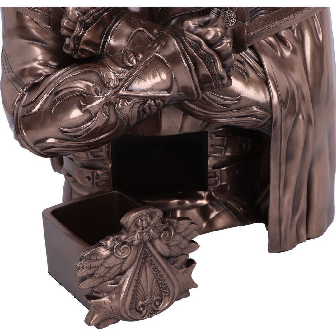Officially Licensed Assassin's Creed Ezio Bust Box Bronze 30cm B6358X3