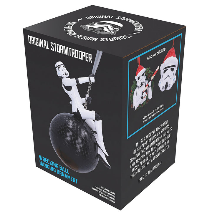 Officially Licensed Original Stormtrooper Wrecking Ball Hanging Ornament 12.5cm B6361X3