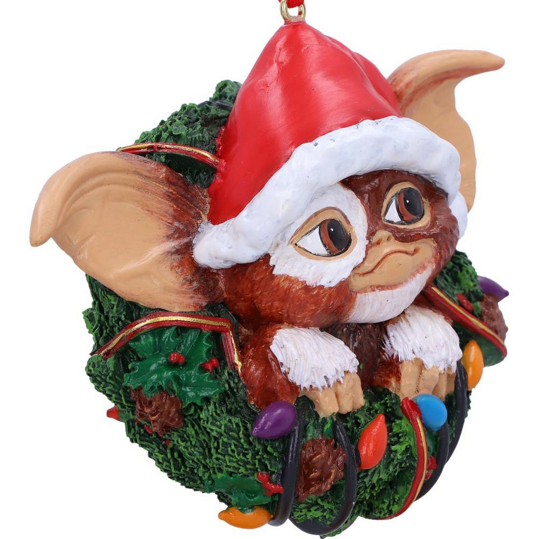 Gremlins Gizmo in Wreath Hanging Ornament 10cm B6411X3