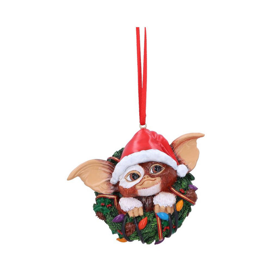 Gremlins Gizmo in Wreath Hanging Ornament 10cm B6411X3