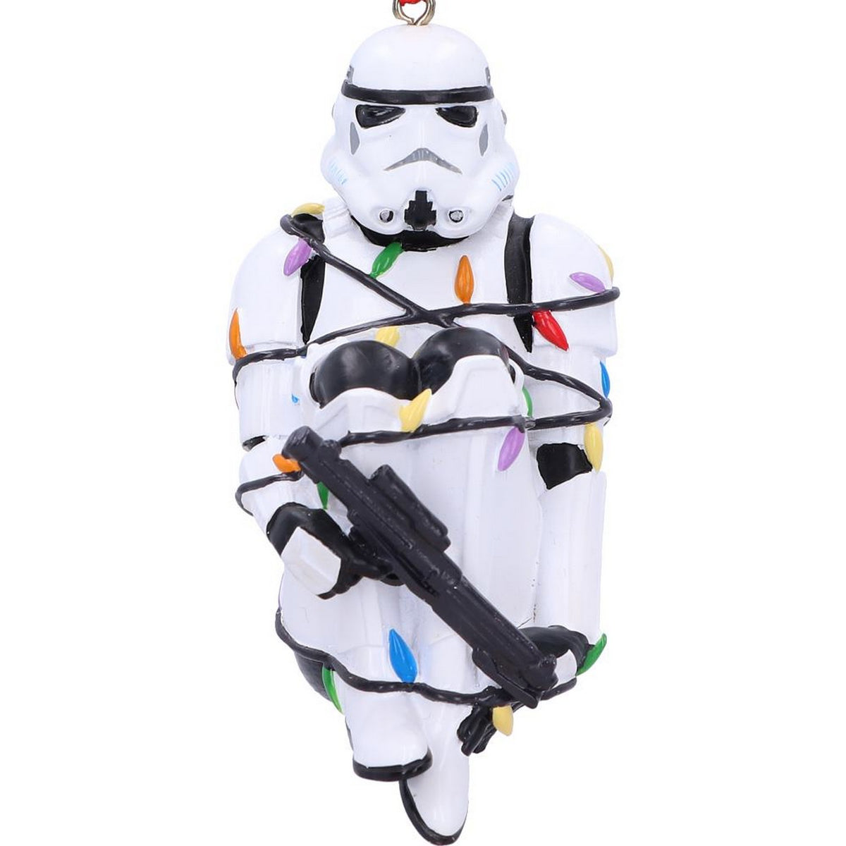 Stormtrooper In Fairy Lights Decorative Hanging Ornament 9cm B6414X3