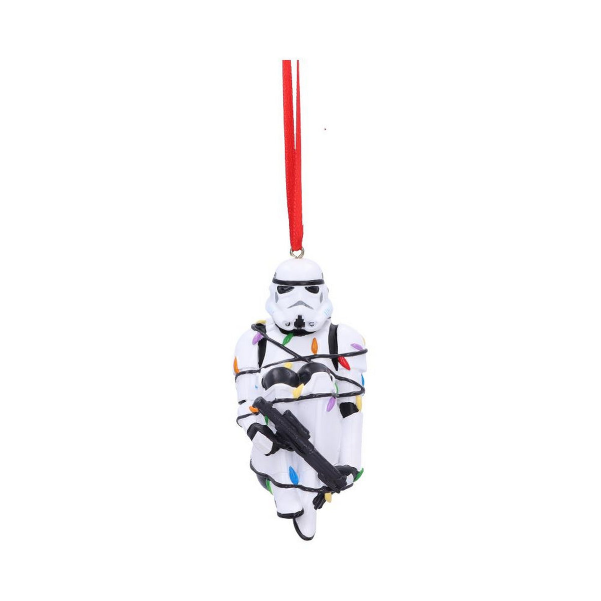 Stormtrooper In Fairy Lights Decorative Hanging Ornament 9cm B6414X3