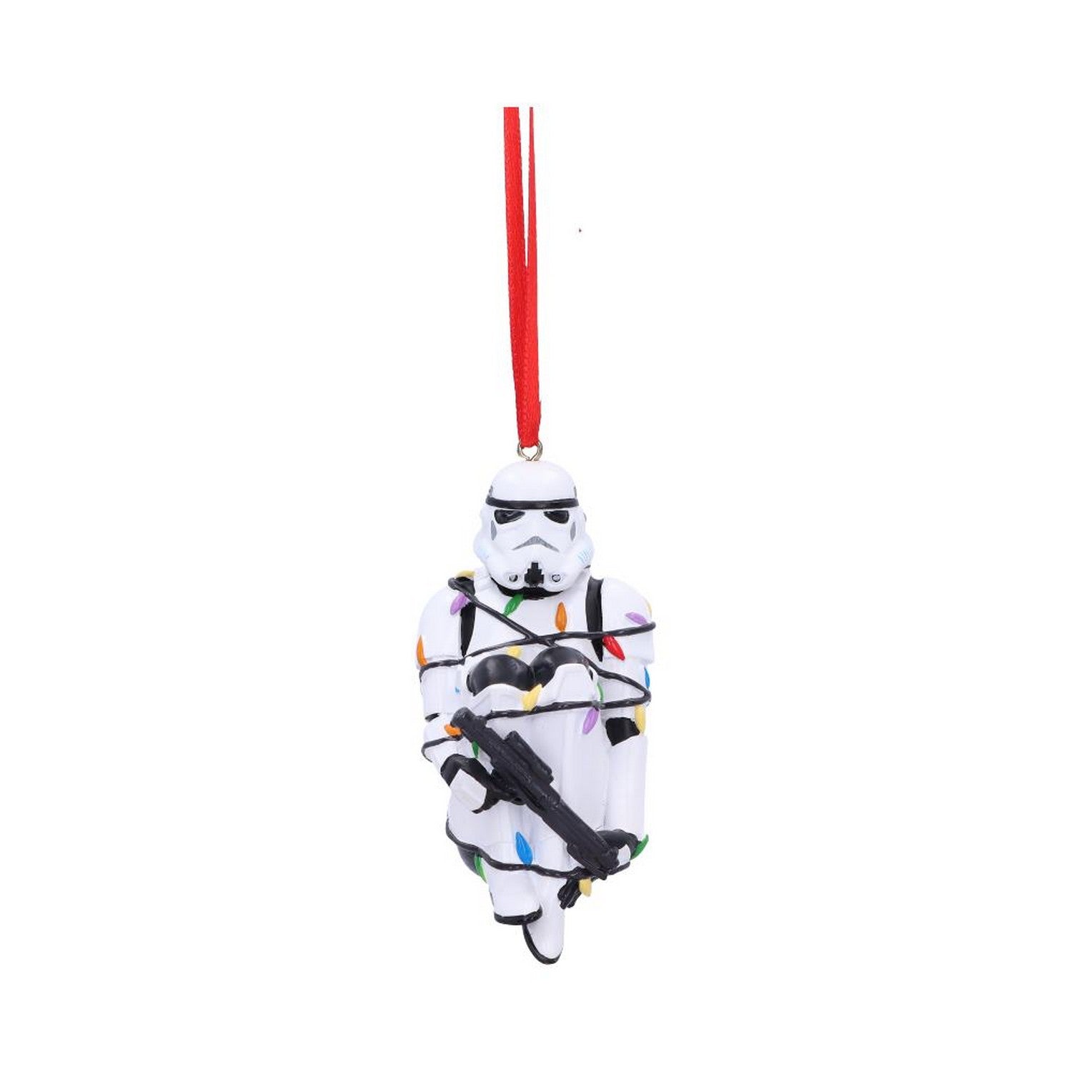 Stormtrooper In Fairy Lights Decorative Hanging Ornament 9cm B6414X3