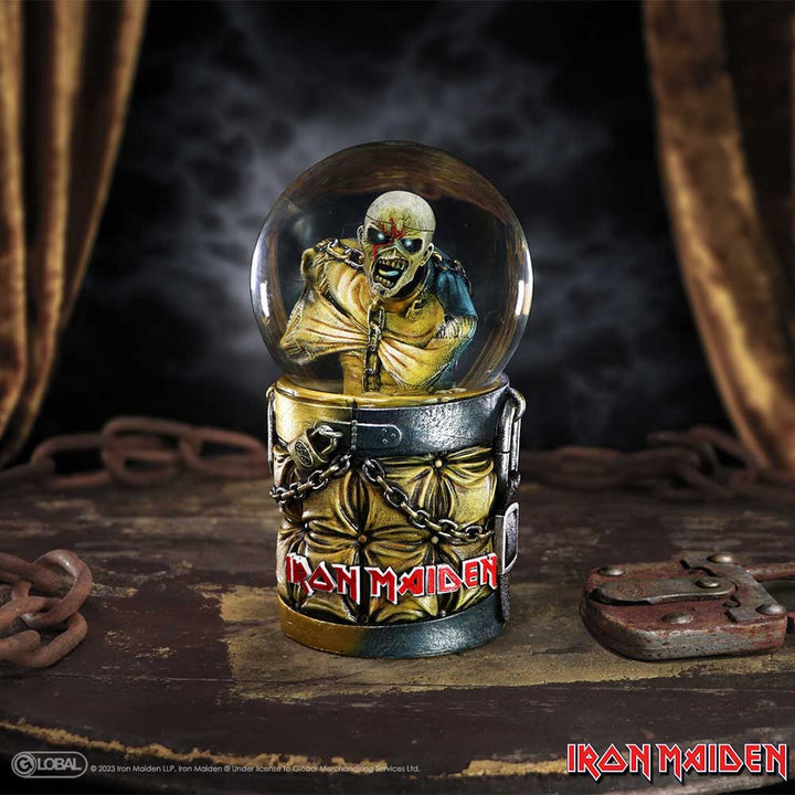 Iron Maiden Piece of Mind Eddie Snow Globe 17.5cm B6418X3