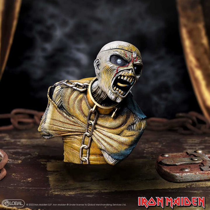 Iron Maiden Piece of Mind Eddie Bust Box (Small) 12cm B6419X3