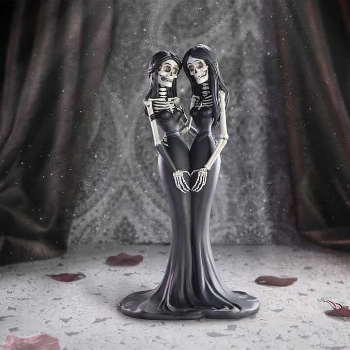 Eternal Sisters Gothic Skeletons Figurine 24cm B6461X3