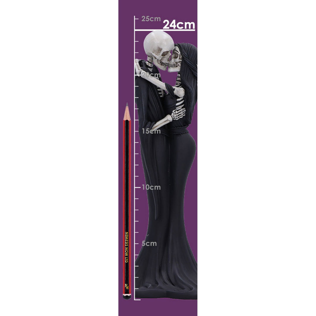 Eternal Kiss Gothic Skeletons Figurine 24cm B6462X3