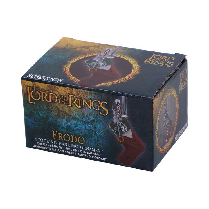 Lord of the Rings Collectible Frodo Stocking Hanging Ornament 8.6cm B6489X3