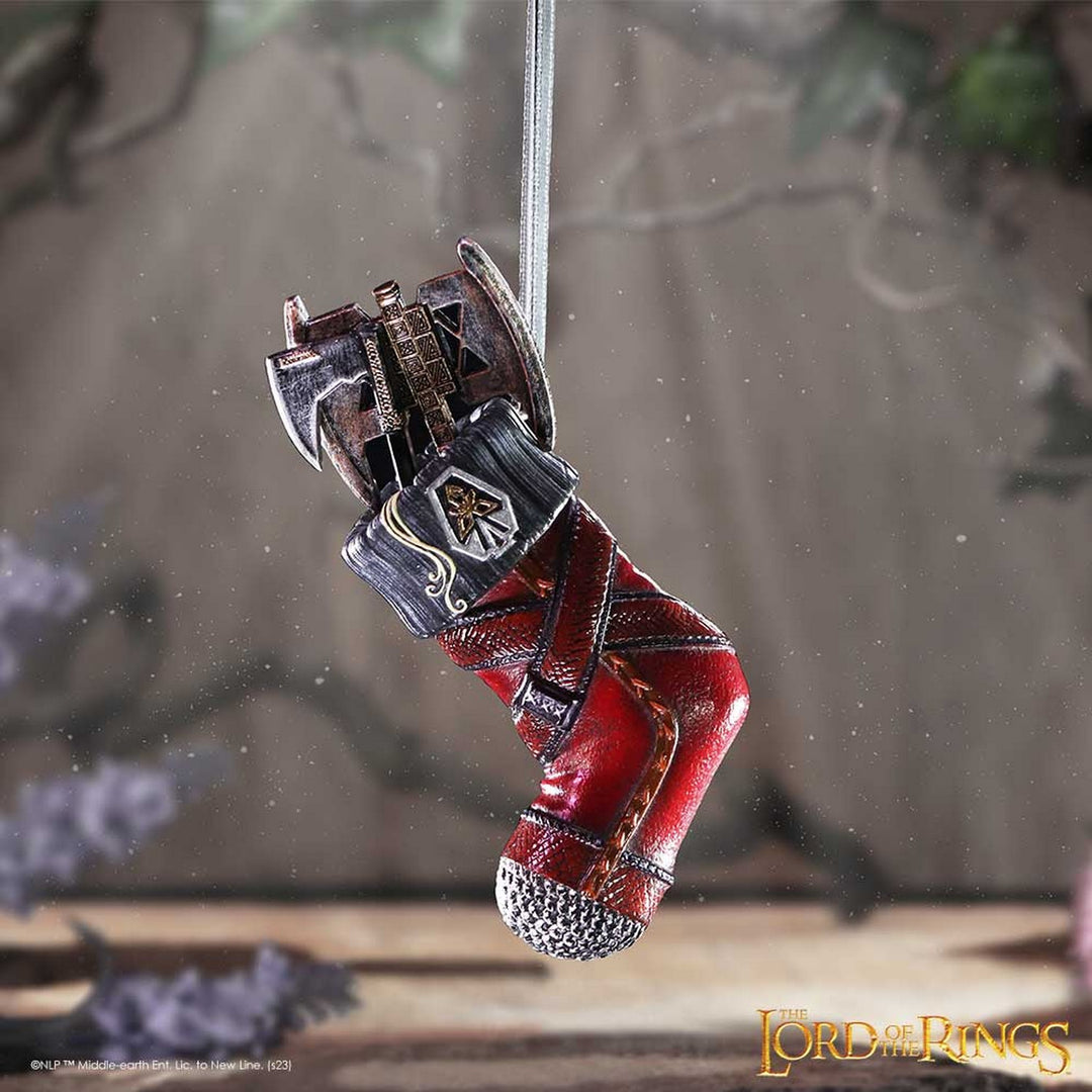 Lord of the Rings Collectible Gimli Stocking Hanging Ornament 8.7cm B6492X3