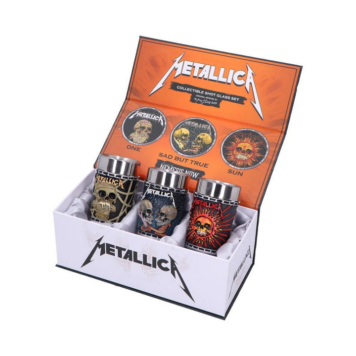 Metallica Pushead Art Collectible Shot Glass set B6585A24