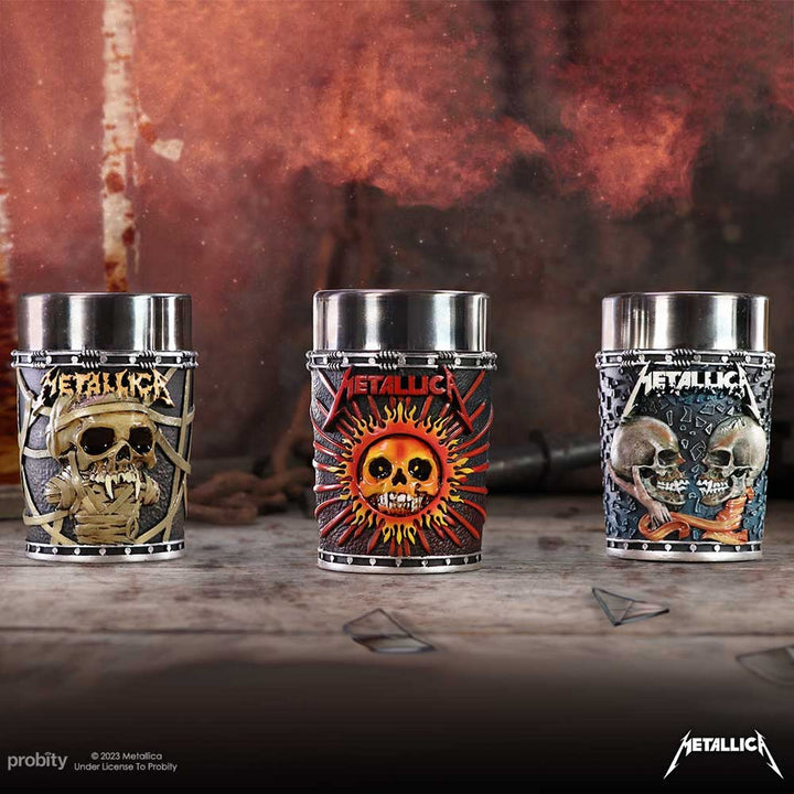 Metallica Pushead Art Collectible Shot Glass set B6585A24