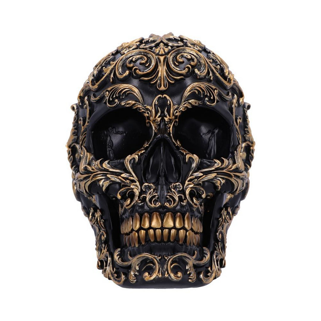 Renaissance Black and Gold Skull B6586Y3