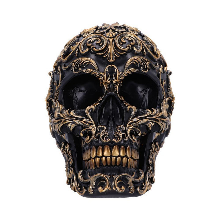 Renaissance Black and Gold Skull B6586Y3