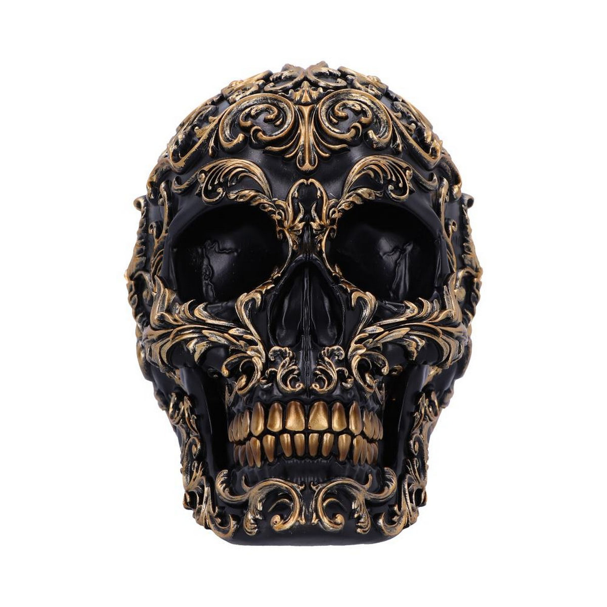 Renaissance Black and Gold Skull B6586Y3
