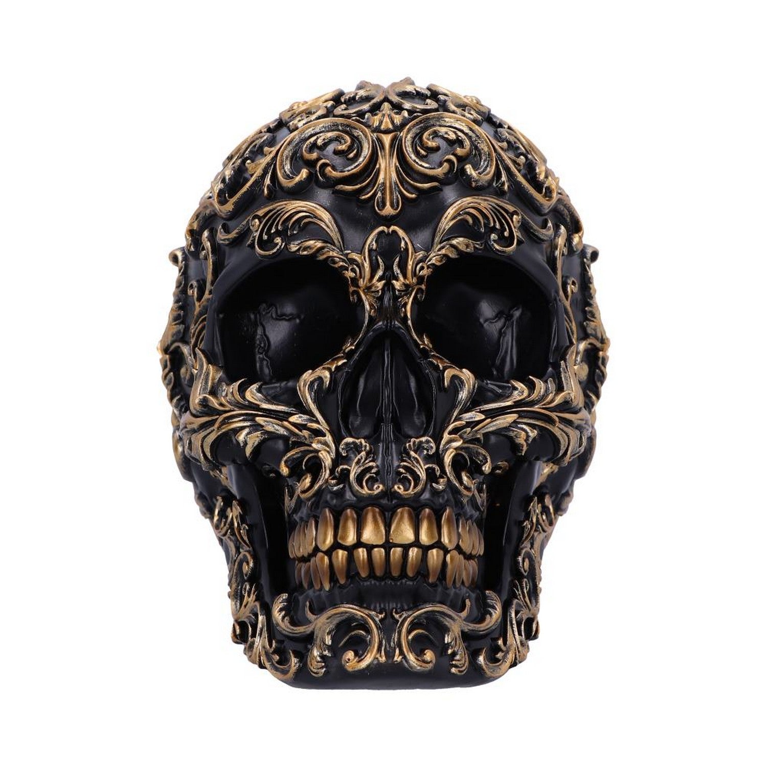 Renaissance Black and Gold Skull B6586Y3