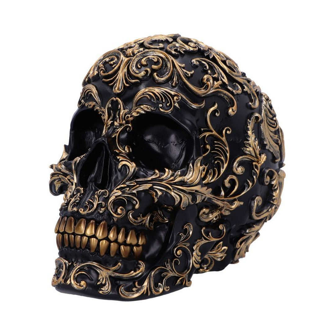 Renaissance Black and Gold Skull B6586Y3