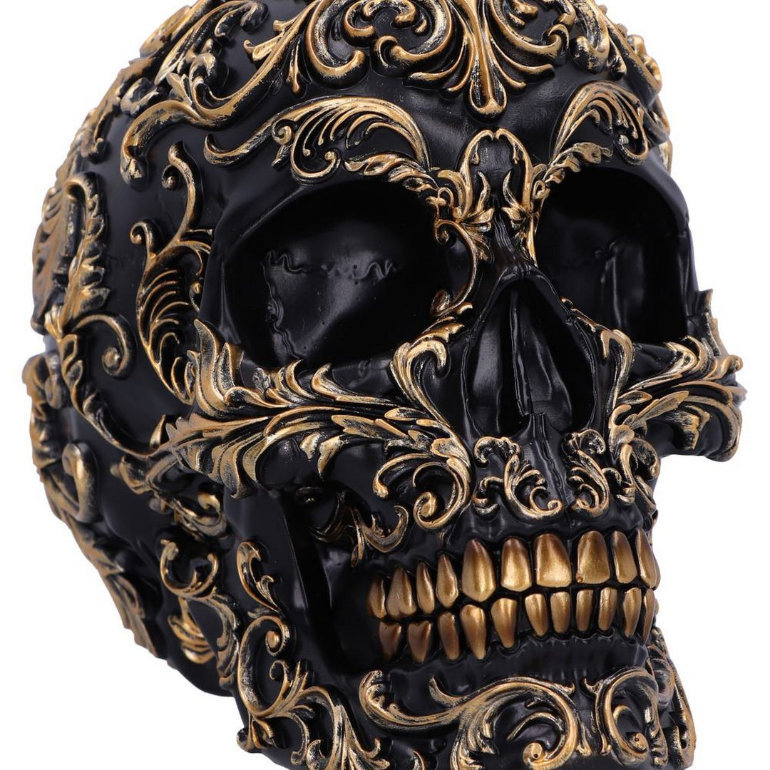Renaissance Black and Gold Skull B6586Y3