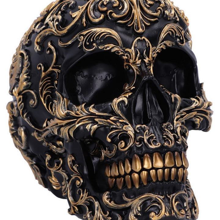 Renaissance Black and Gold Skull B6586Y3