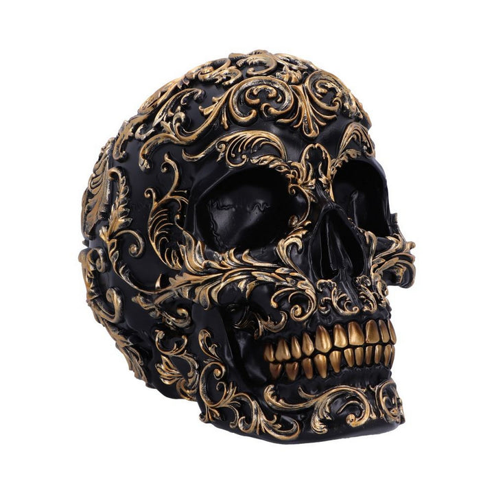 Renaissance Black and Gold Skull B6586Y3