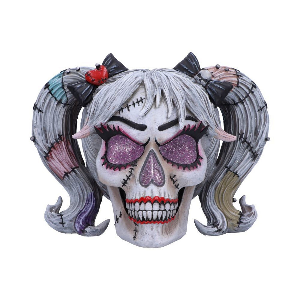 Drop Dead Gorgeous - Pins and Needles Franken-doll Skull B6595B24
