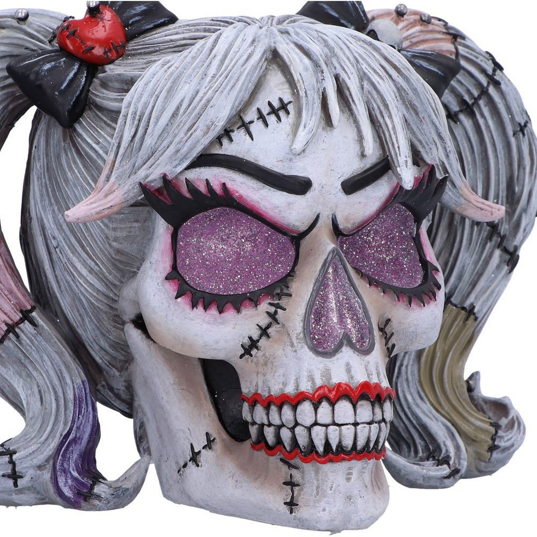 Drop Dead Gorgeous - Pins and Needles Franken-doll Skull B6595B24