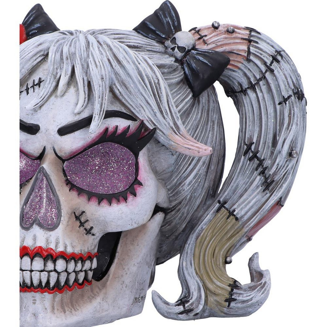 Drop Dead Gorgeous - Pins and Needles Franken-doll Skull B6595B24