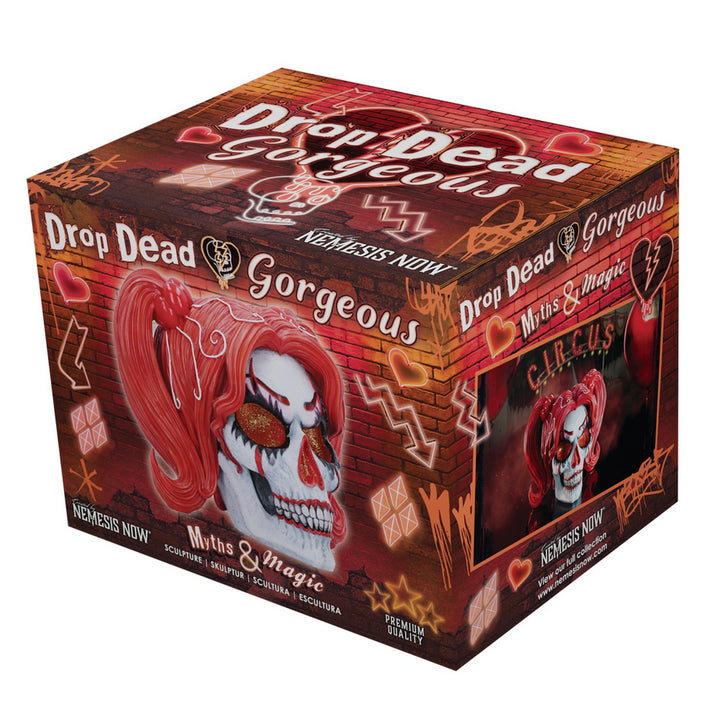 Drop Dead Gorgeous - Cackle and Chaos Clown Doll Skull B6596B24