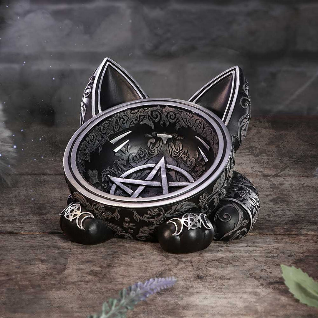 Black Cat Magic Trinket Bowl B6599Y3