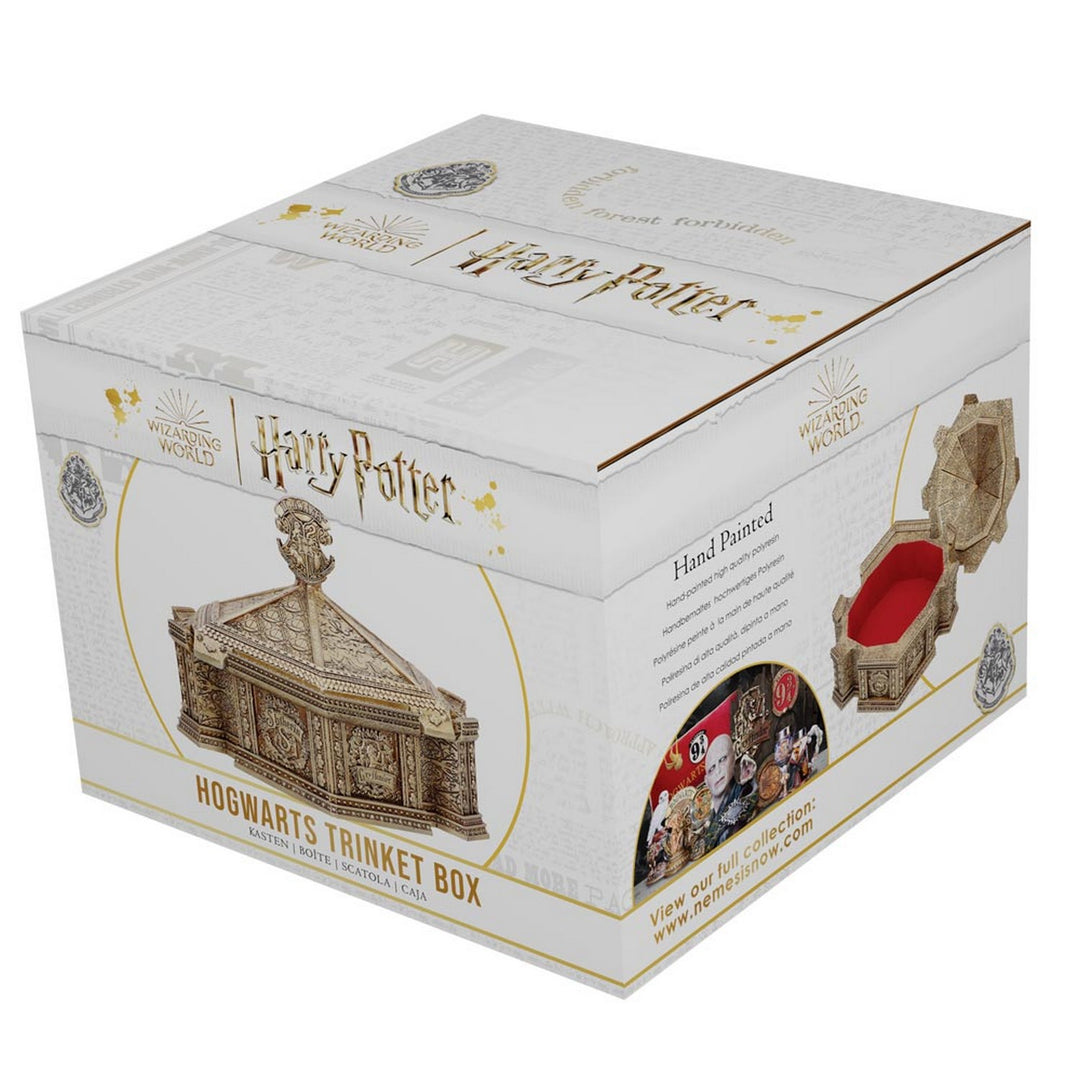 Harry Potter Hogwarts Trinket Box in Bronze B6620B24