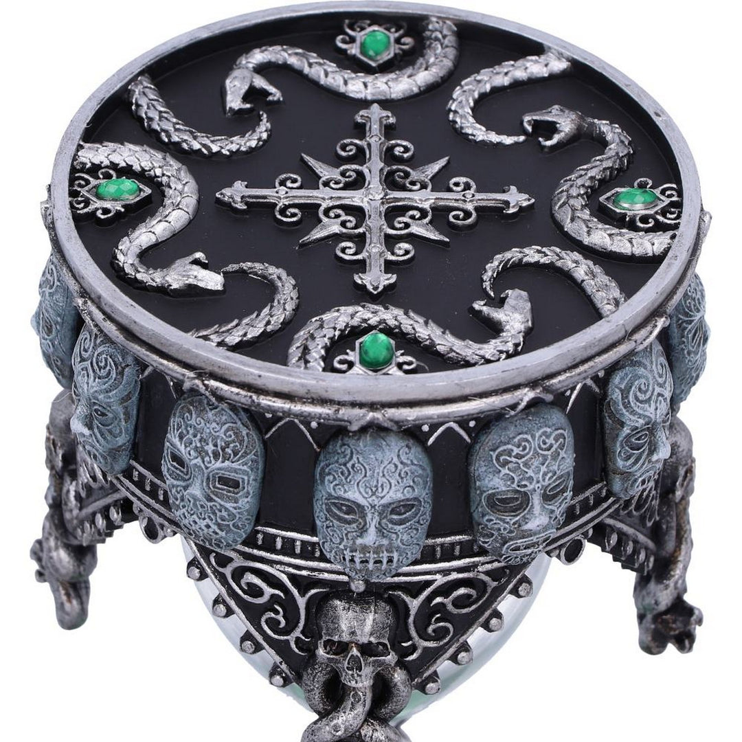Harry Potter Death Eater Sand Timer in Metallic Silver B6621B24