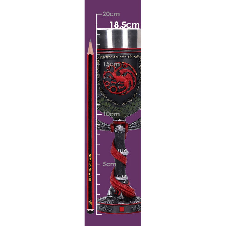 House of the Dragon Daemon Targaryen Crest Goblet B6627B24