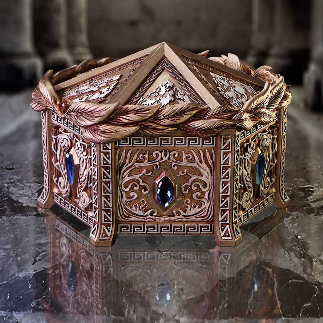 Gold Detailed Pandora's Trinket Box B6628B24