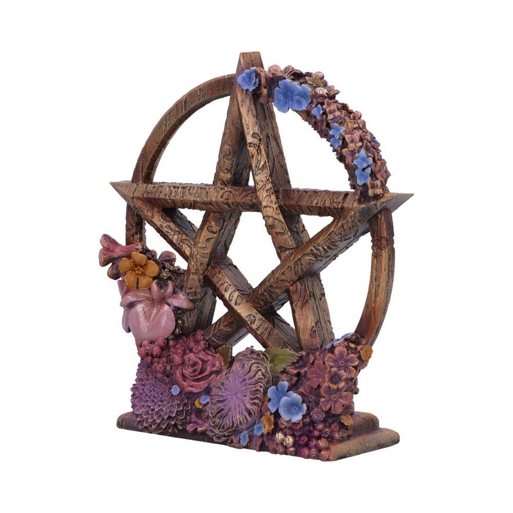 Spring Floral Decorative Pentagram Ornament B6629B24