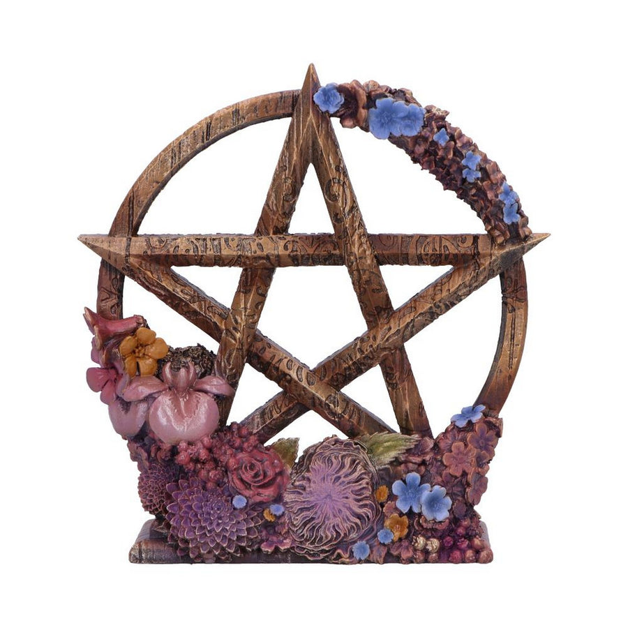 Spring Floral Decorative Pentagram Ornament B6629B24