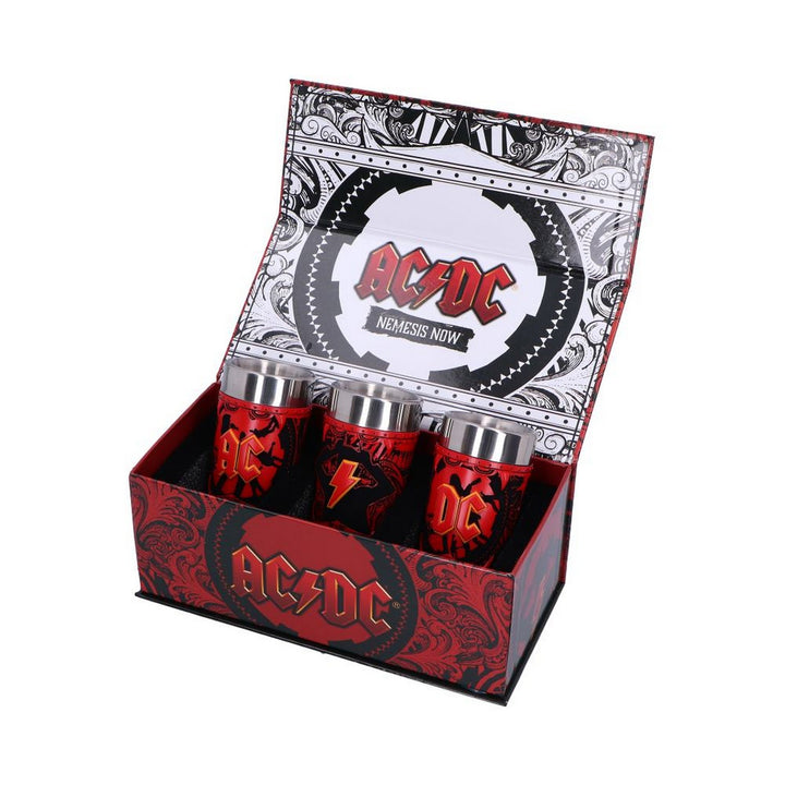 ACDC Logo Set of 3 Shot Glass Set B6638B24