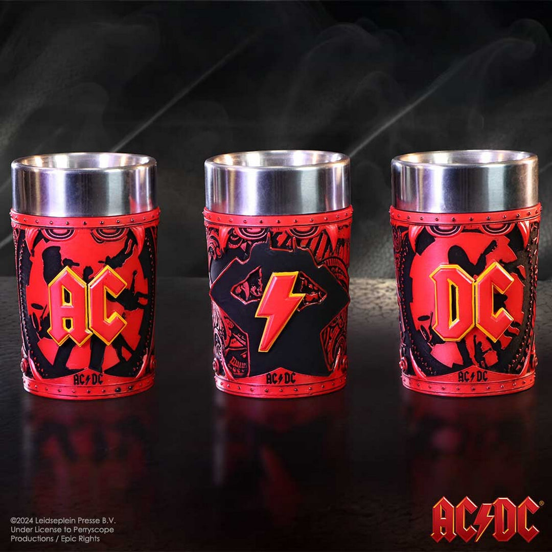 ACDC Logo Set of 3 Shot Glass Set B6638B24