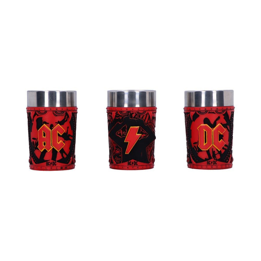 ACDC Logo Set of 3 Shot Glass Set B6638B24